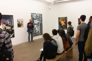 Visit selected galleries and exhibitions
